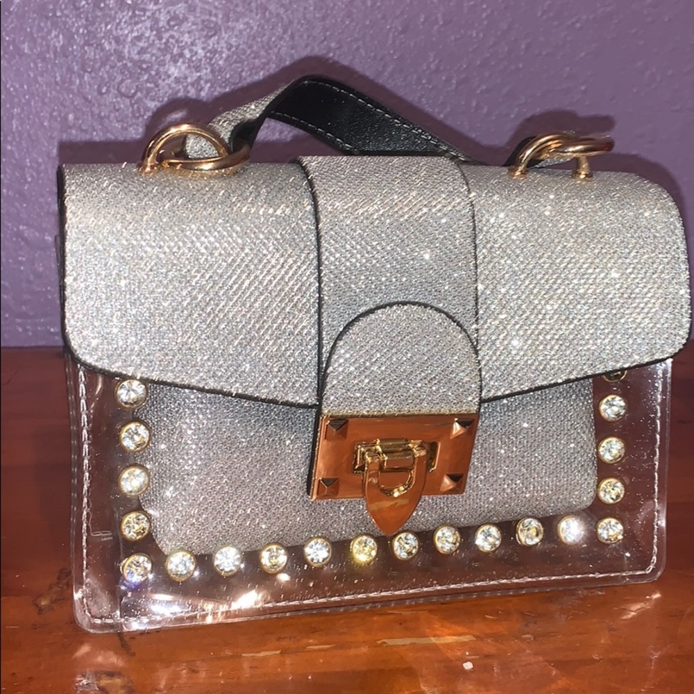 Cute Small glittery handbag
